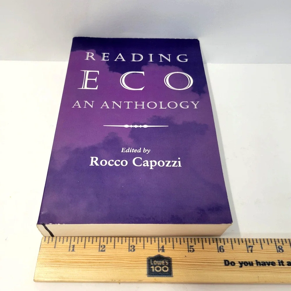 Vintage 1997 Reading Eco An Anthology Rocco Capozzi Indiana Purple PB Semiotics